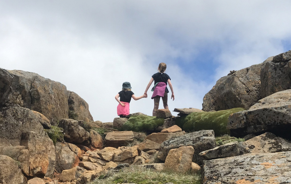 Kids atop Mt Ossa - Phill Pullinger